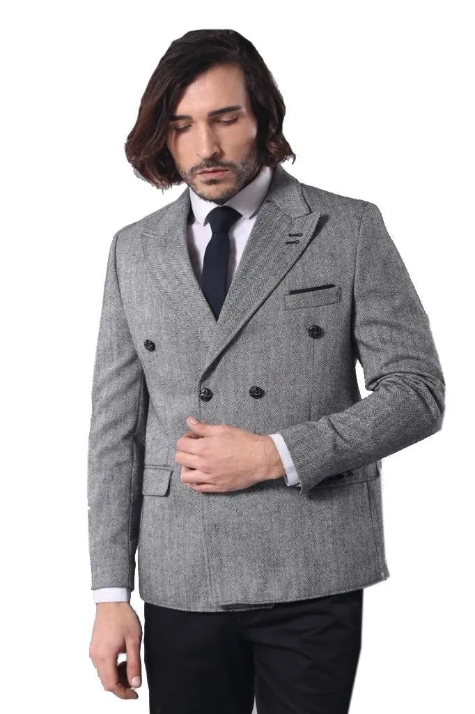 15531 Grey Blazer Jacket