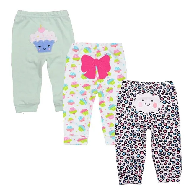 3pcs Baby Pants 6-24M