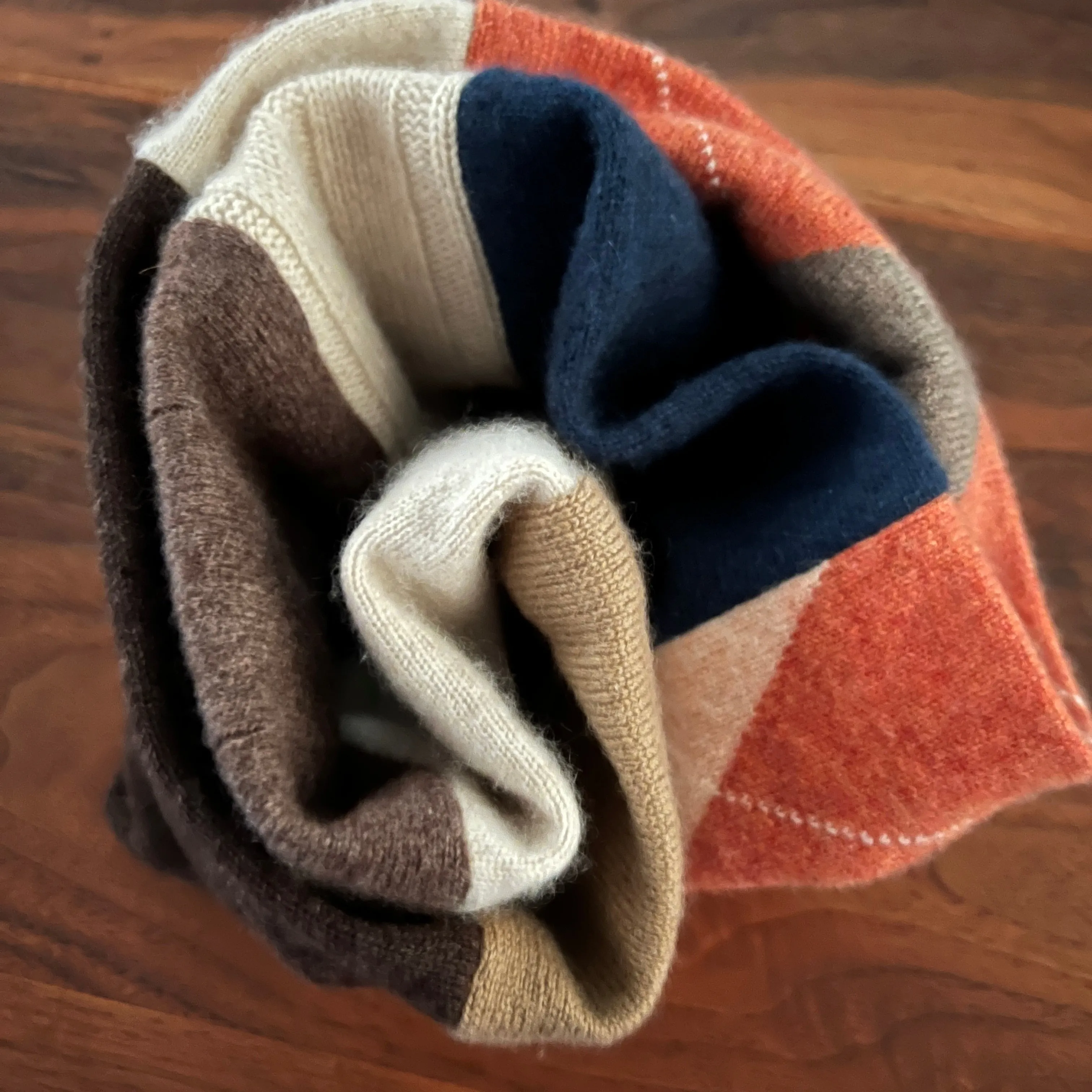 'Autumn Hug' Cashmere Cowl