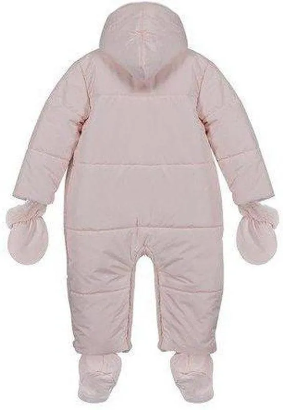 Baby Girls Pink Snowsuit