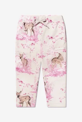 Burberry Girls Cotton Deer Print Joggers