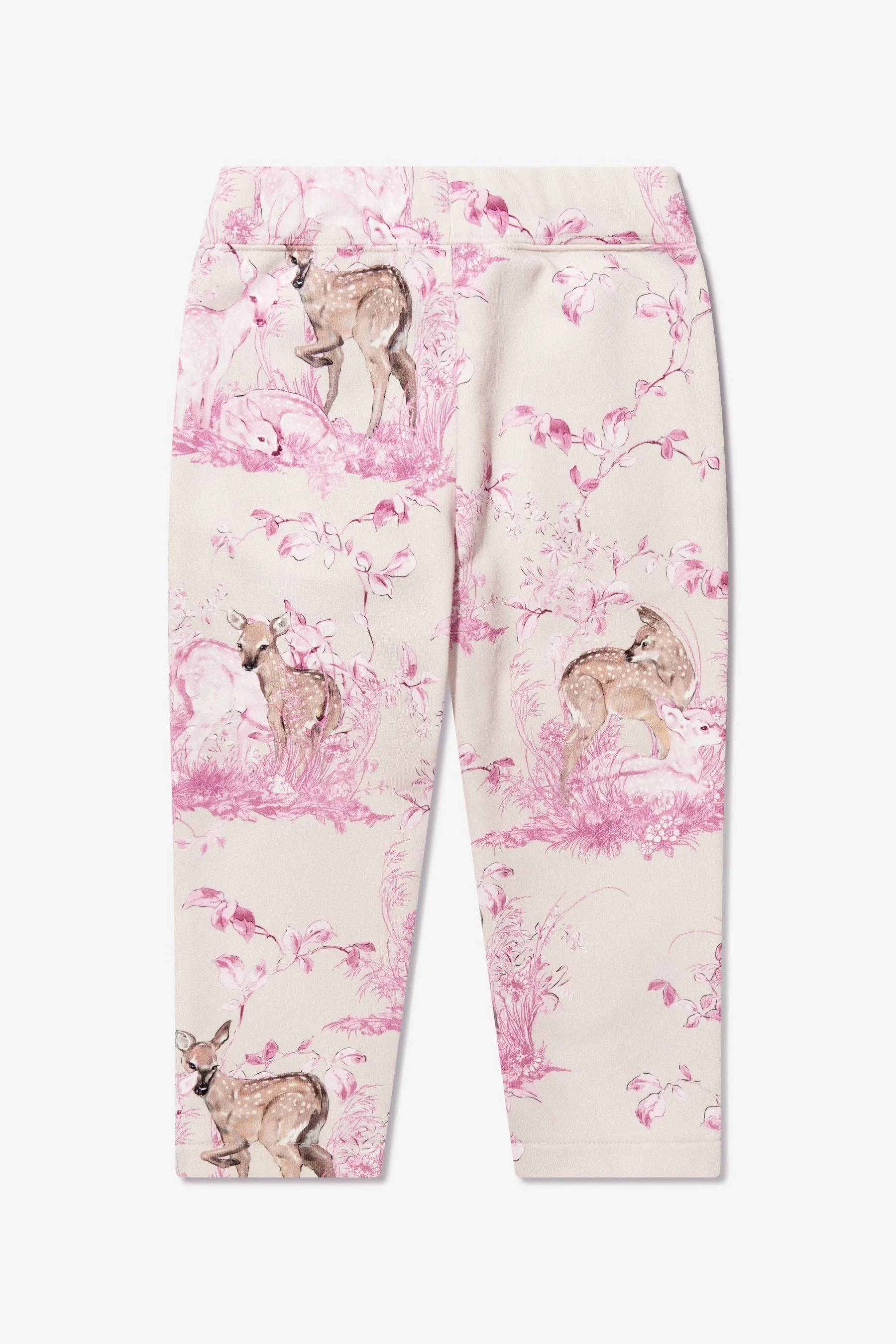 Burberry Girls Cotton Deer Print Joggers