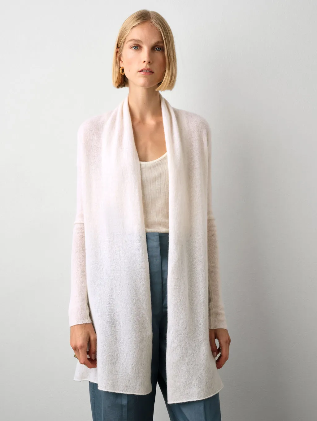 Cashmere Trapeze Cardigan