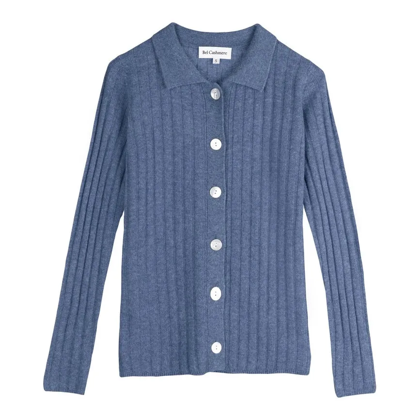 Charlotte Cardigan Dusty blue