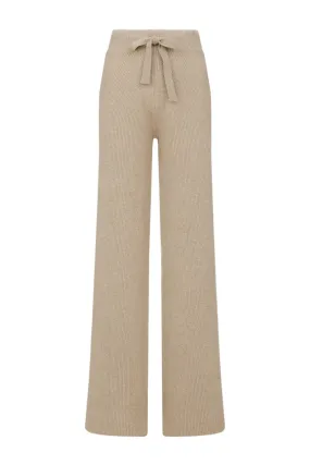 COMO CASHMERE TROUSER IN SAND