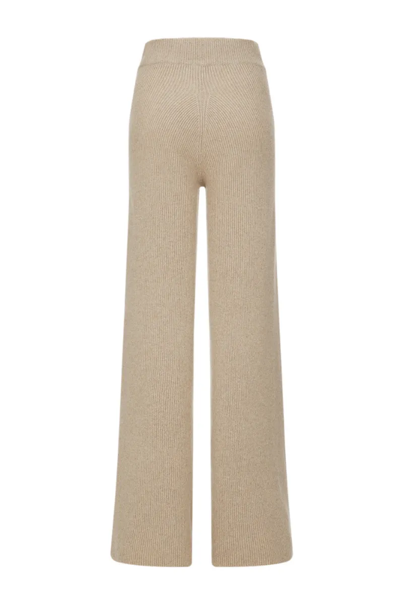 COMO CASHMERE TROUSER IN SAND