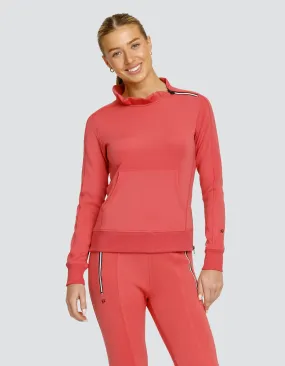 CONDOLEEZZA PULLOVER SWEATSHIRT - CHERRY ROSE