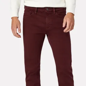 Cool Slim Fit Denim Jeans / Burgundy Comfort