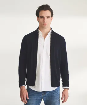 Fancy Cashmere Zip Up