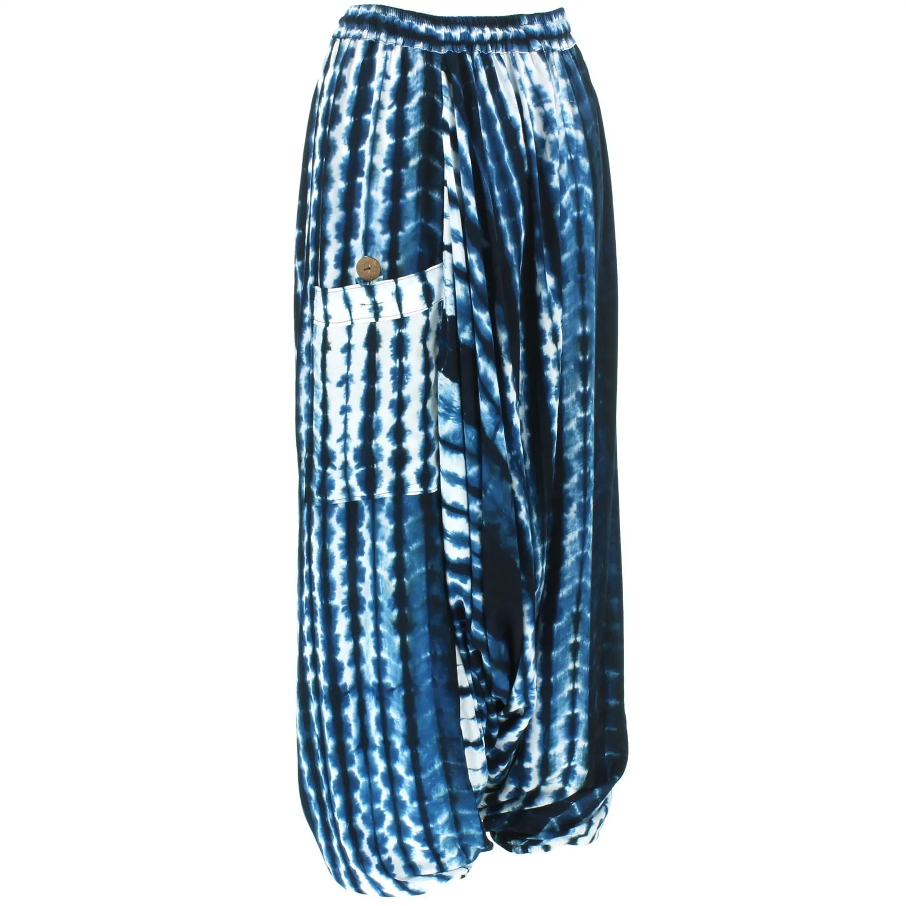 Garis Ali Baba Trousers - Blue