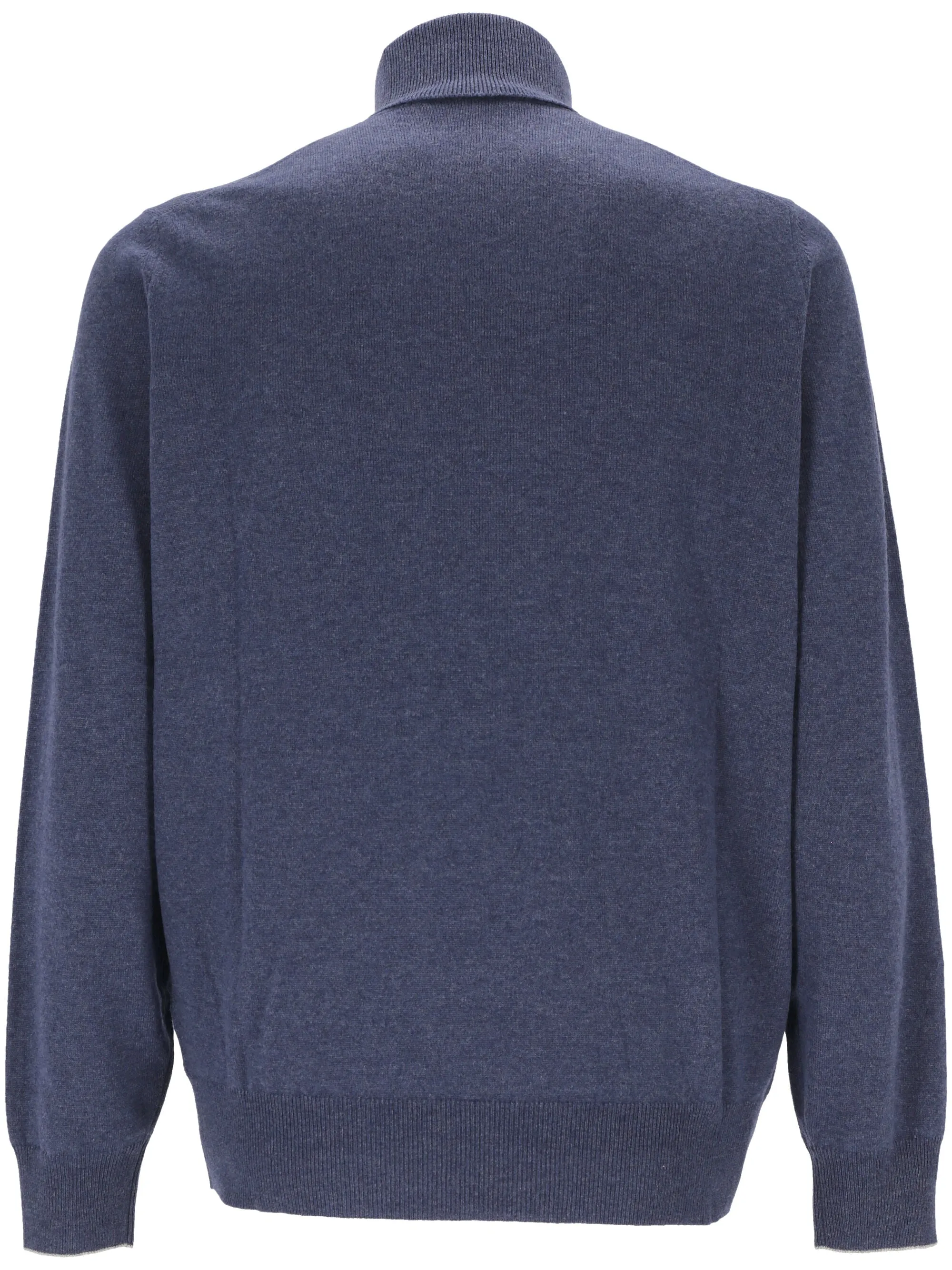 Imperial Blue Cashmere Roll Neck Sweater