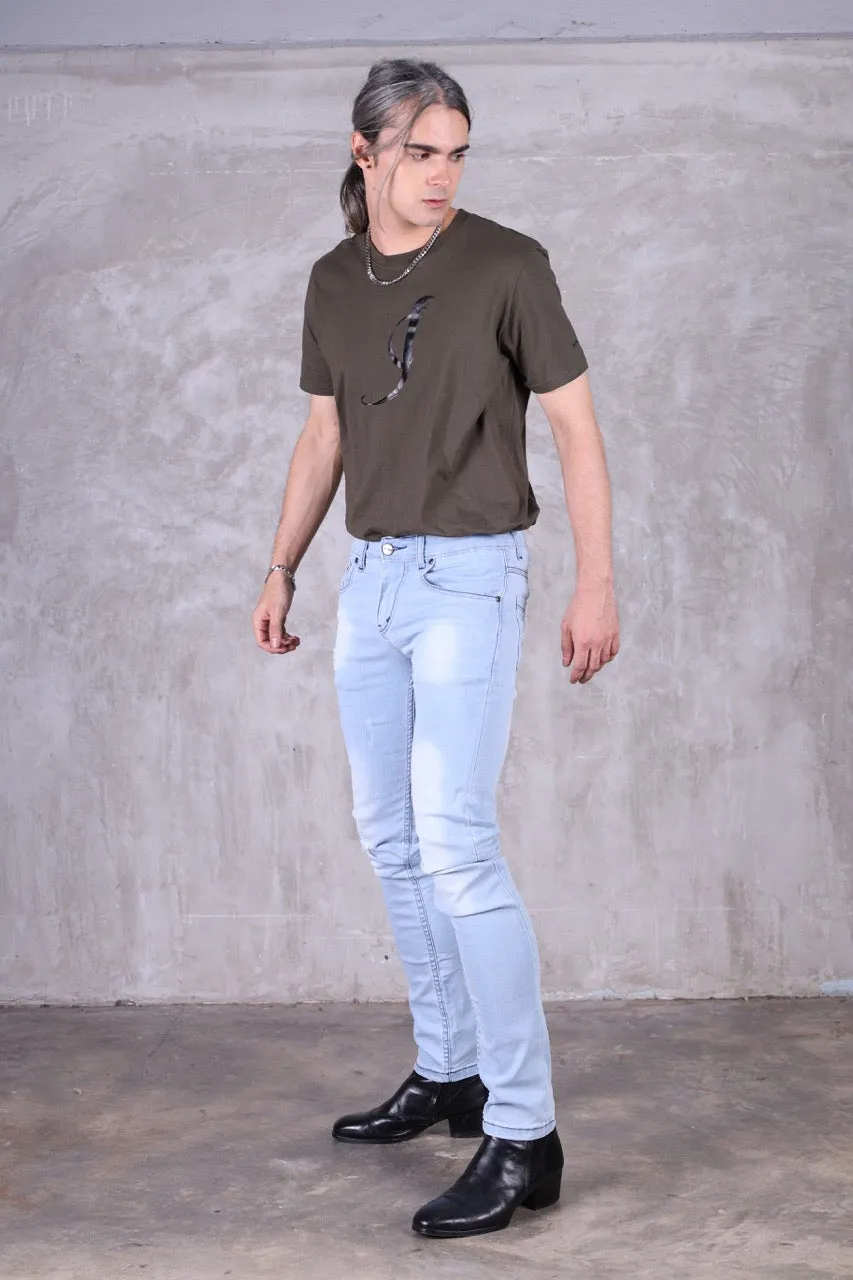 Jack Russel - Men Jeans - Klassik J-4004 Slim Fit Light Blue