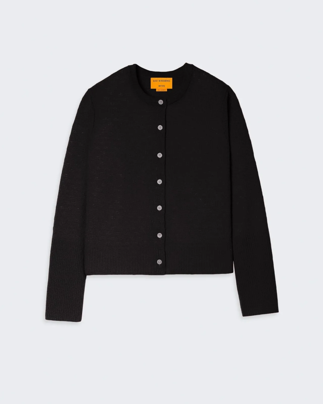 Jane Pointelle Cardigan - Black