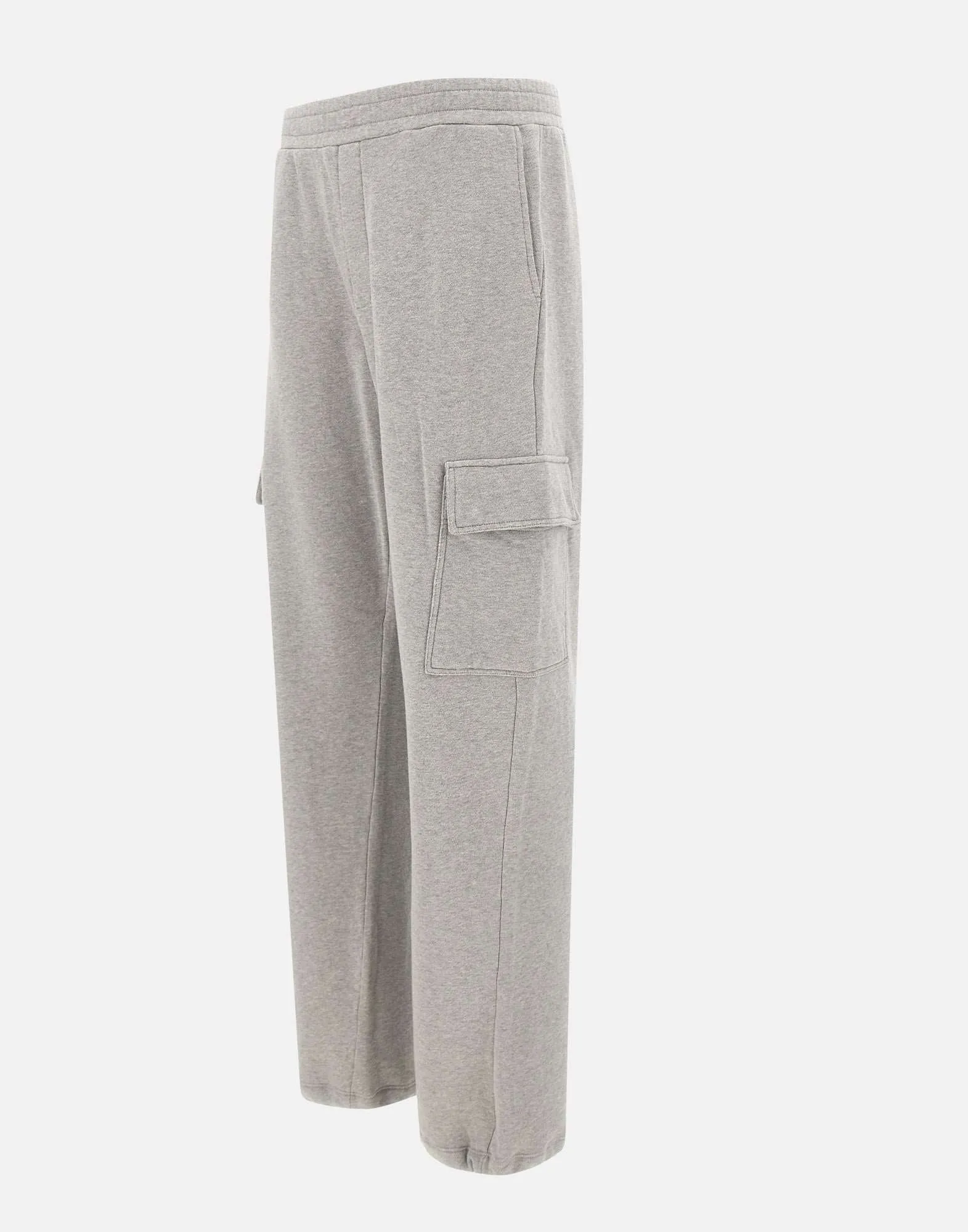 Magnus Grey Cotton Jogger Pants