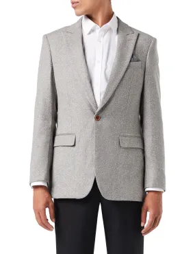 MARCO - SINGLE BREASTED CASUAL GREY BLAZER