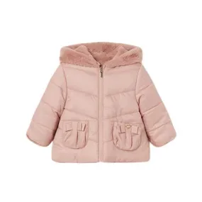 Mayoral Girls Reversible Coat 2480 Rubor