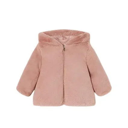 Mayoral Girls Reversible Coat 2480 Rubor