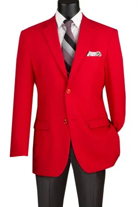 Men's Red Regular Fit Everyday Blazer