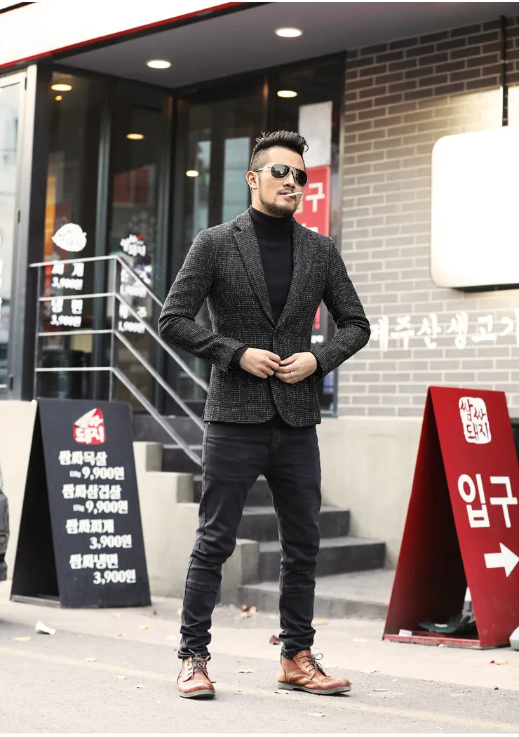 Men's Spring & Autumn Casual Suit Jacket