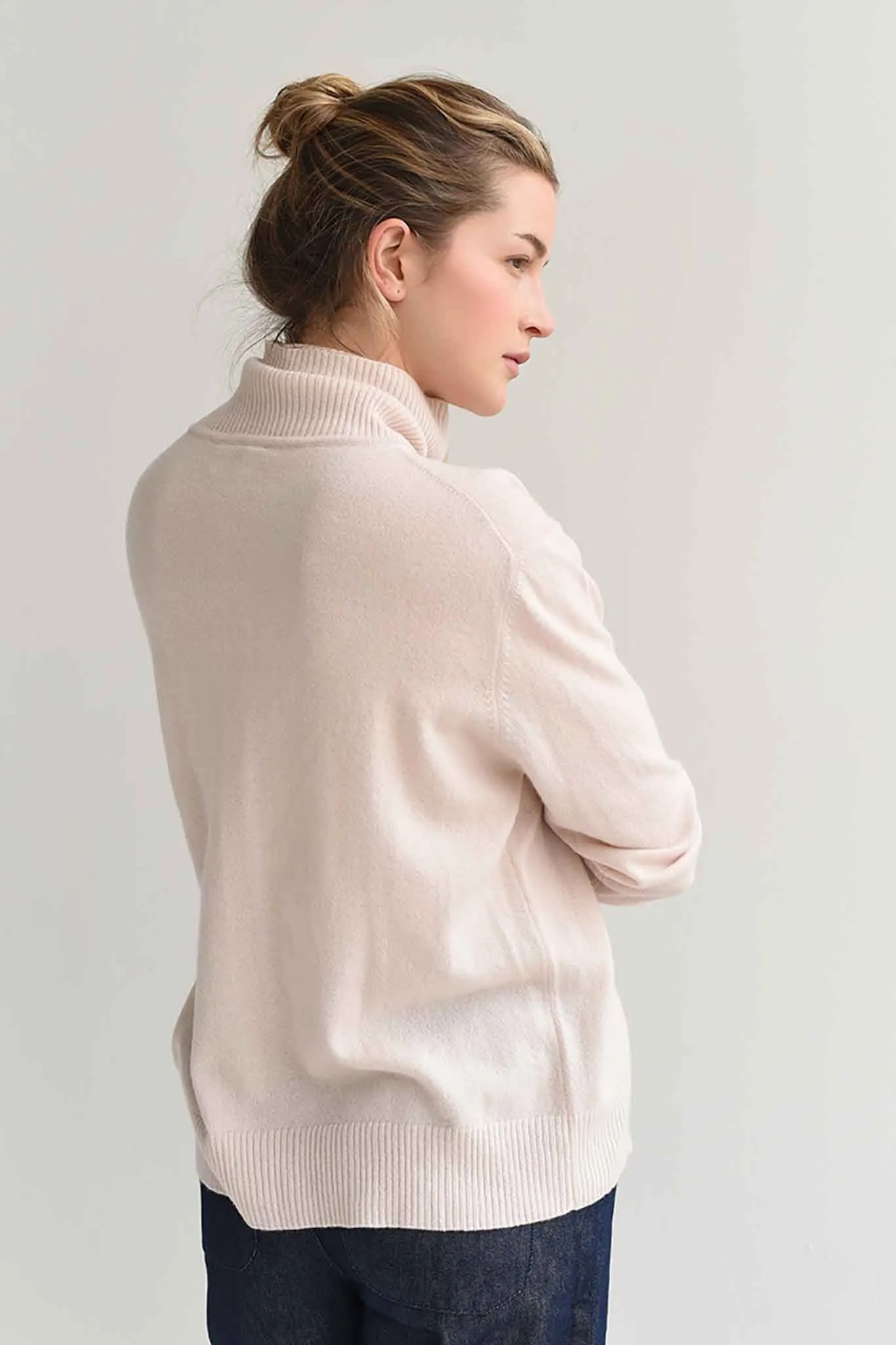 M.PATMOS Maya Turtleneck - Pink Salt