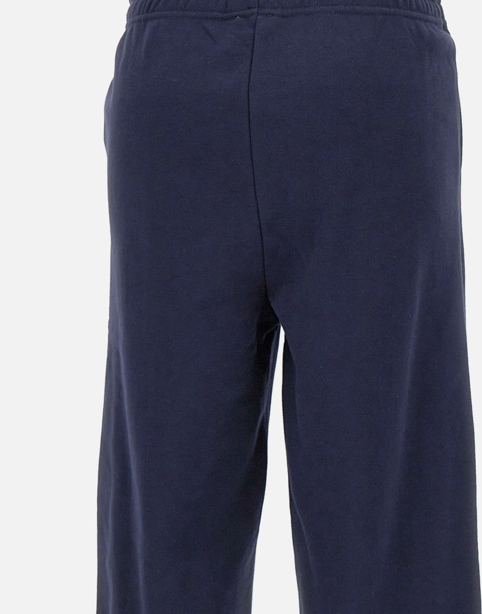 Navy Blue Cotton Jogger Trousers