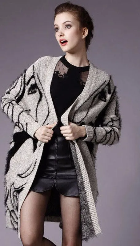 Oversize Cashmere Cardigan