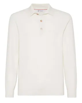 Panama White Cashmere Sweater