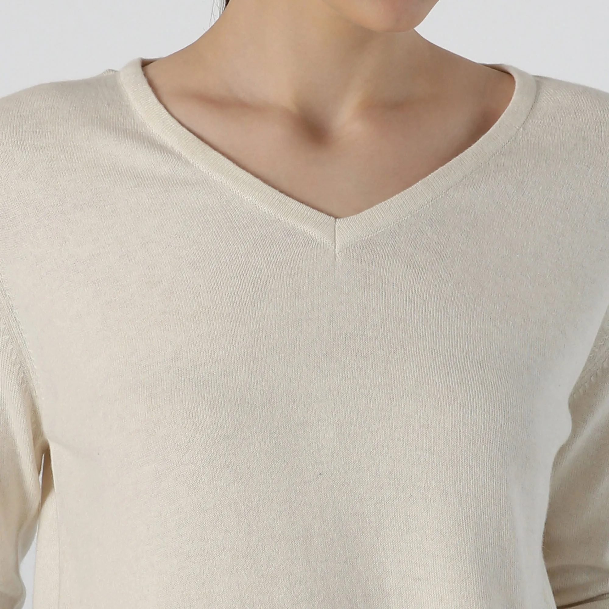 Pure Cashmere V-neck Sweater