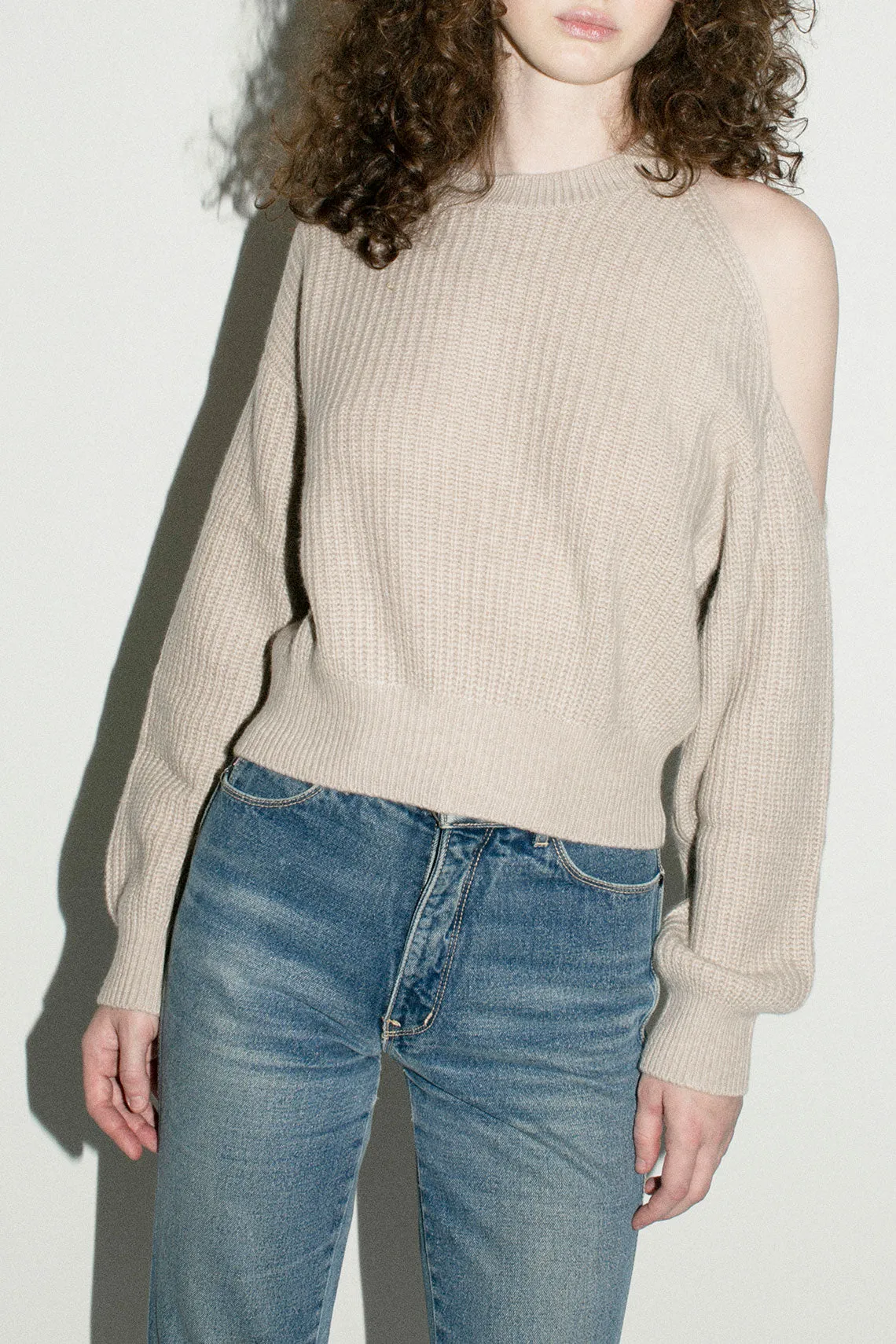 Sand Cashmere Leora Sweater