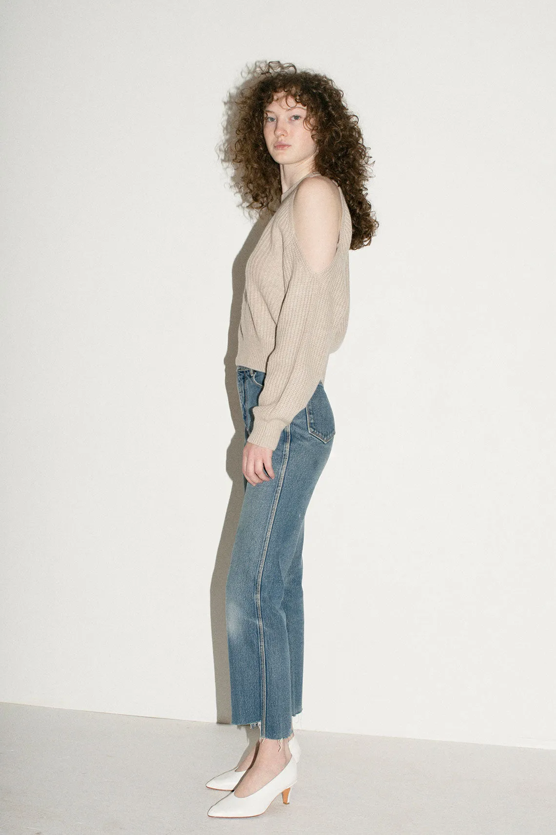 Sand Cashmere Leora Sweater