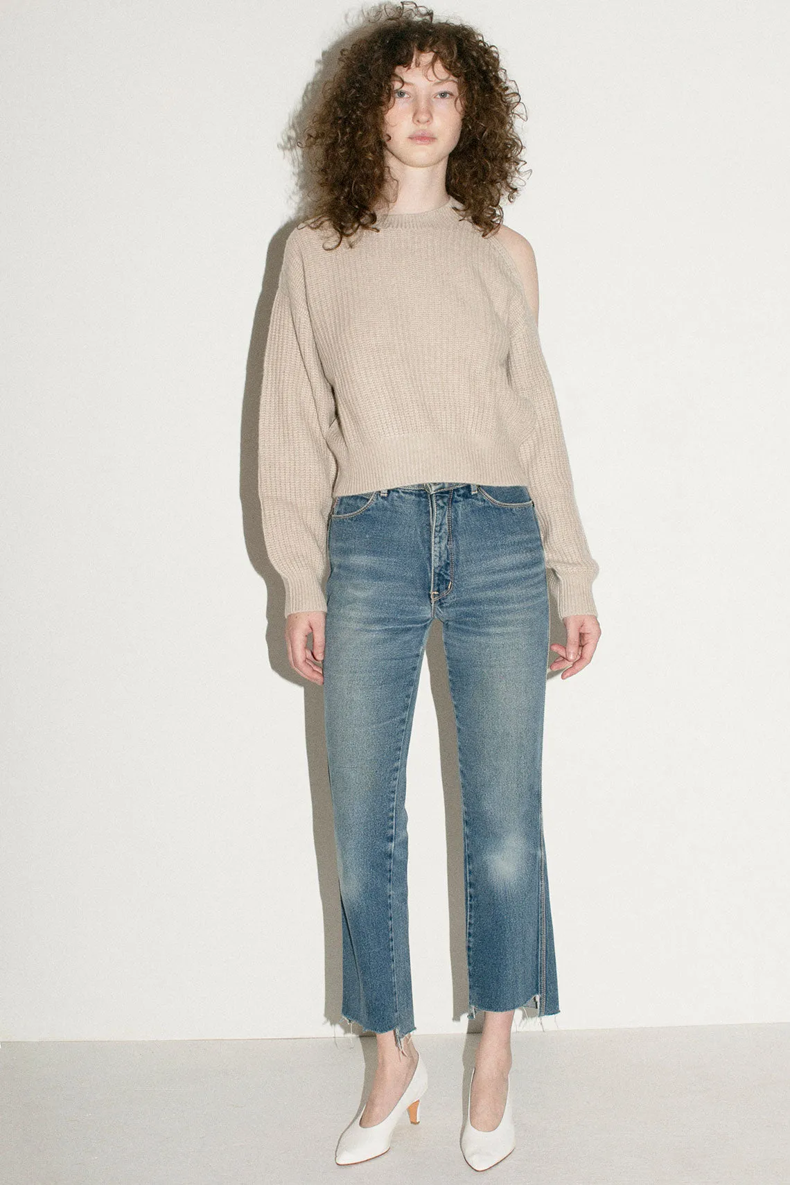 Sand Cashmere Leora Sweater