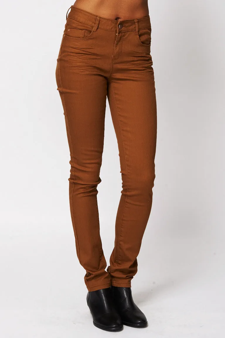 Slim Fit Camel Jeans