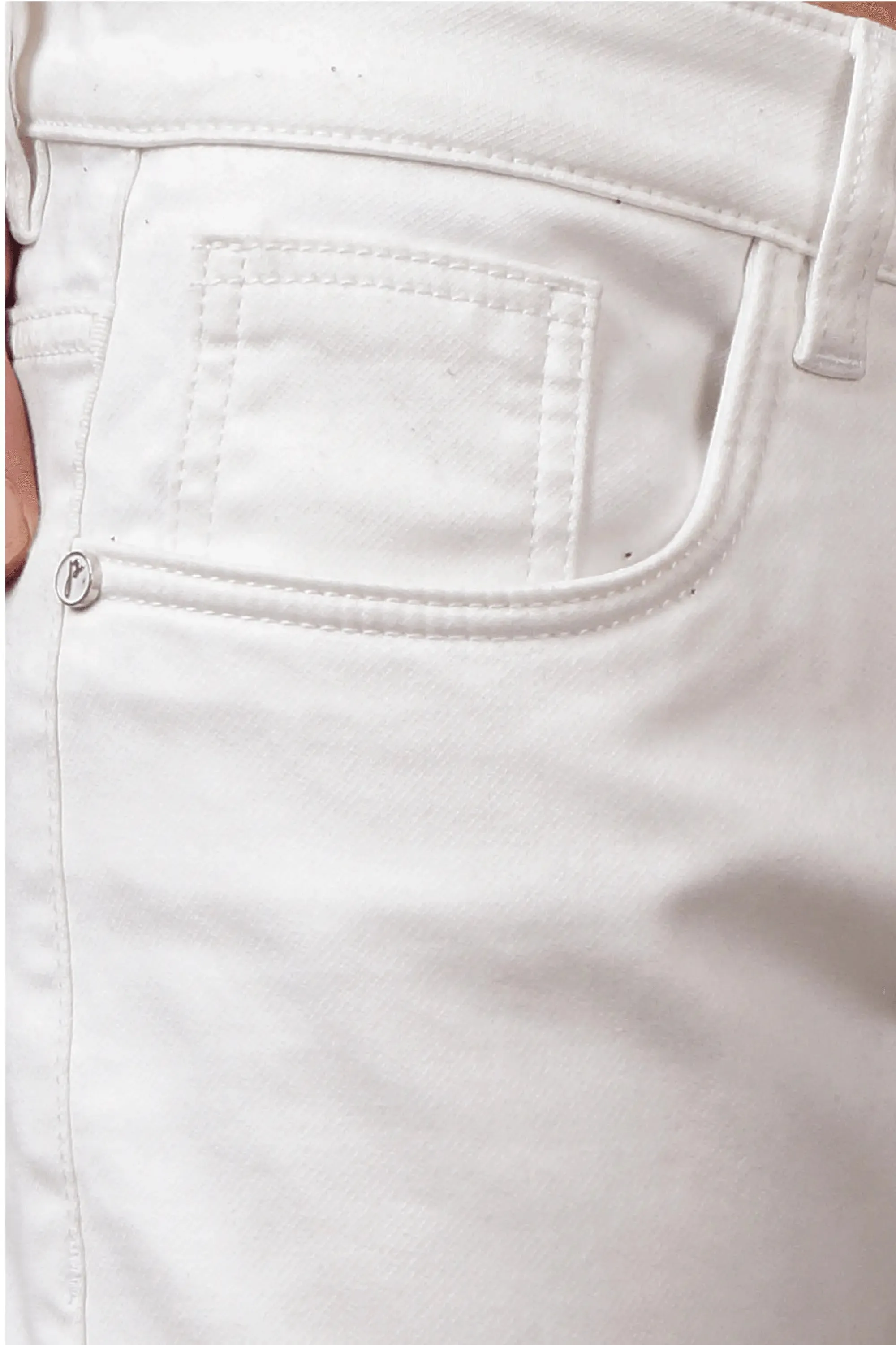 Slim Fit White Premium Men's Denim Jeans