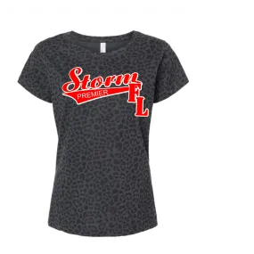 STORM JACKSONVILLE CHEETAH PRIT  LADIES COTTON