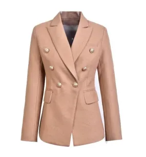 The Priscilla Slim Fit Blazer - Camel