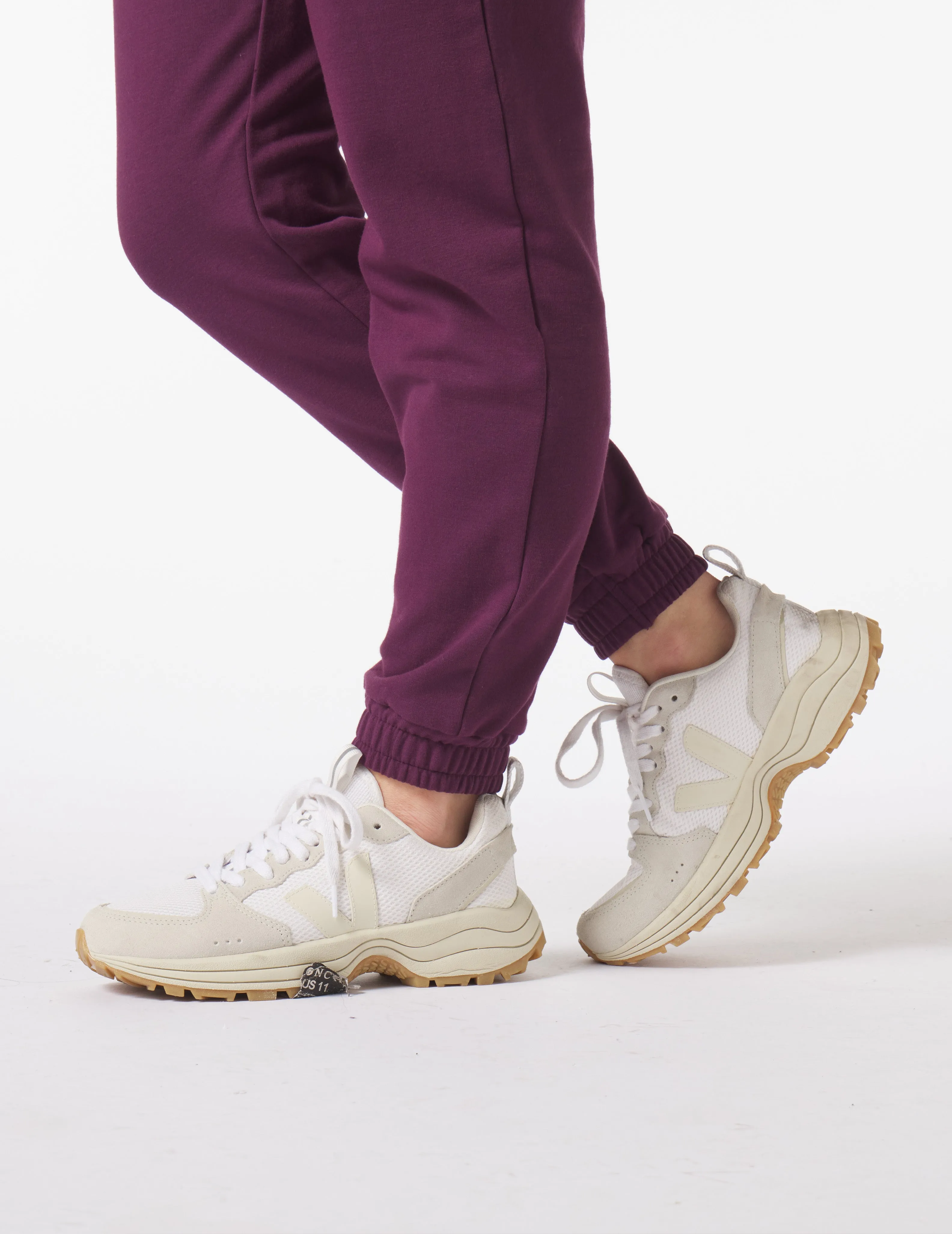 Vintage Oversized Jogger: Mulberry